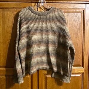 b.p. thick knit cable sweater. EUC.